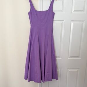 Elegant Purple Sleeveless Dress